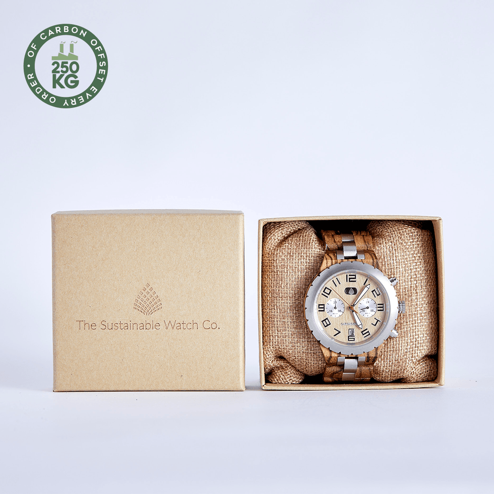 The Sandalwood - Handmade Natural Wood Wristwatch