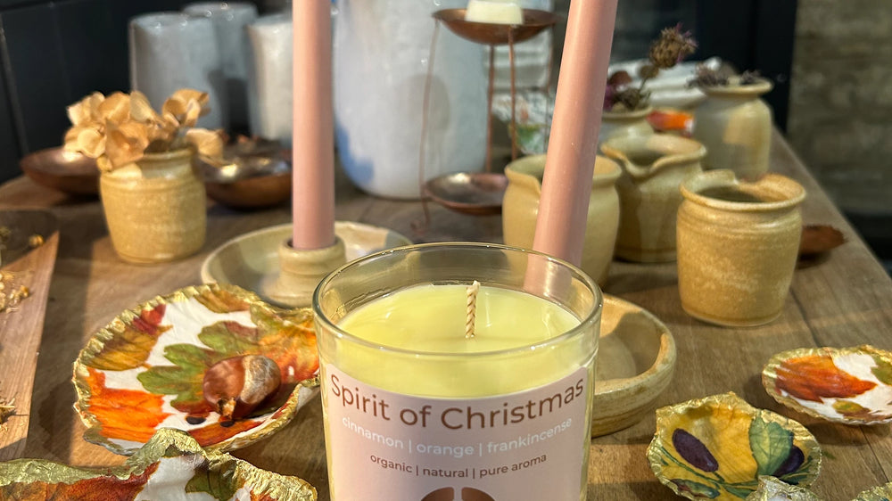 Spirit of Christmas Aromatherapeutic Organic Candle