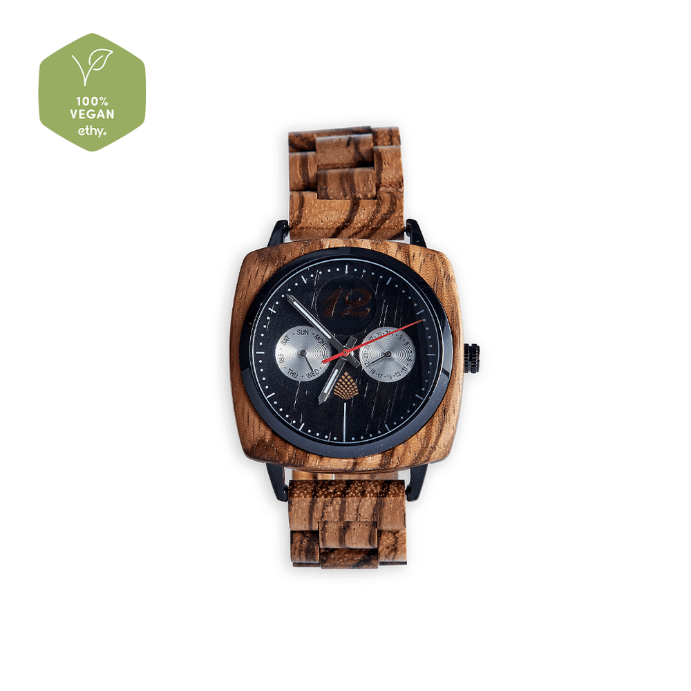 The Oak - Handmade Natural Wood Wristwatch