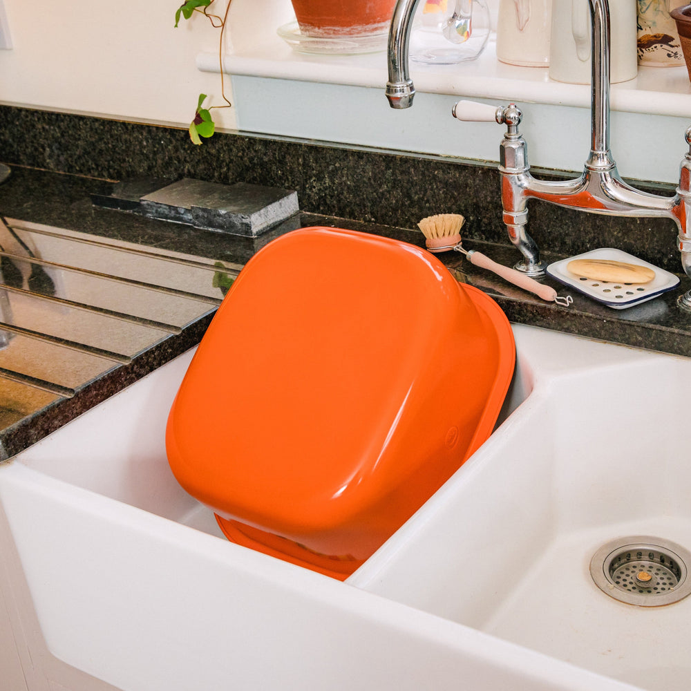 Orange Washing Up Bowl