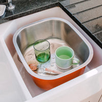 Orange Washing Up Bowl