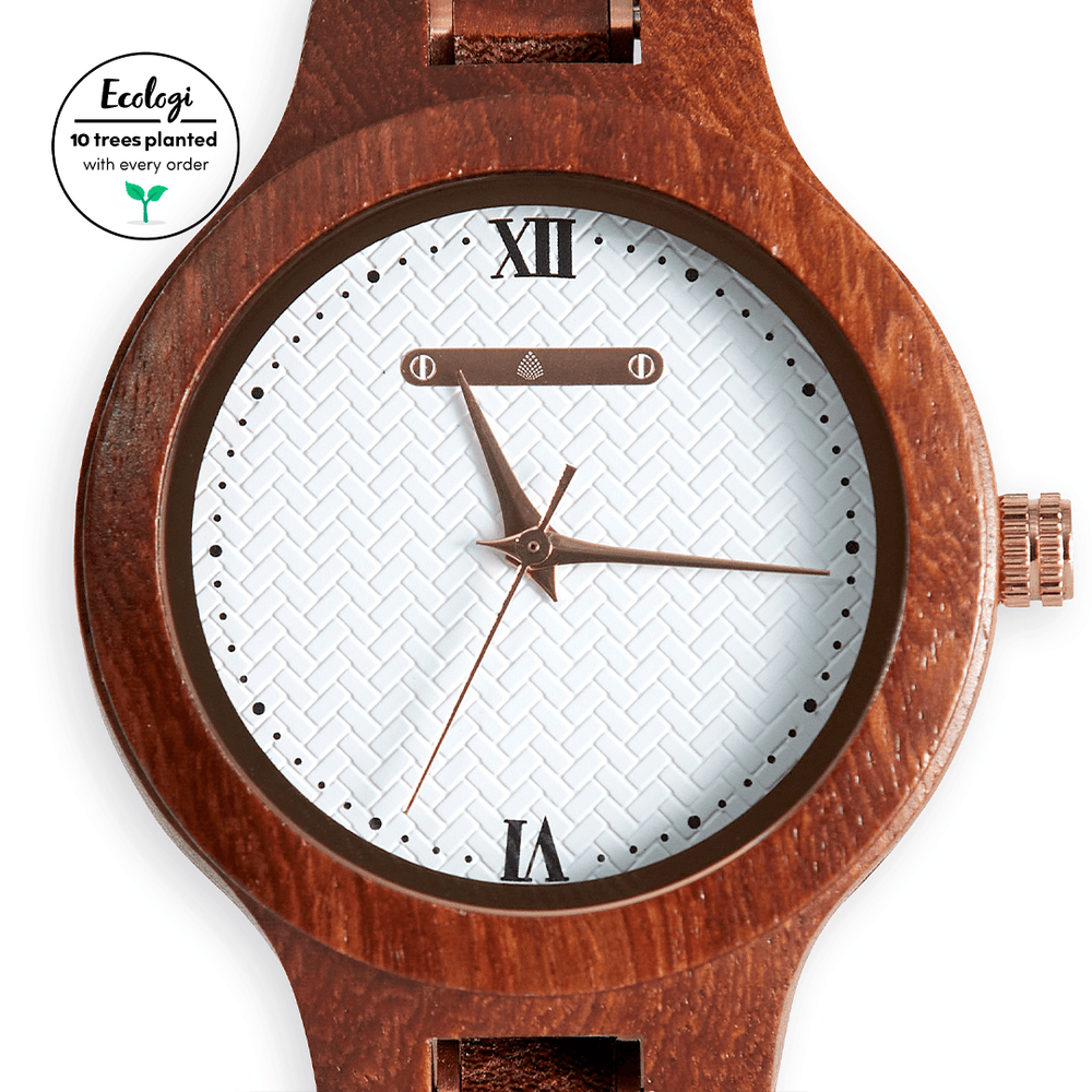 The Magnolia - Handmade Natural Wood Wristwatch