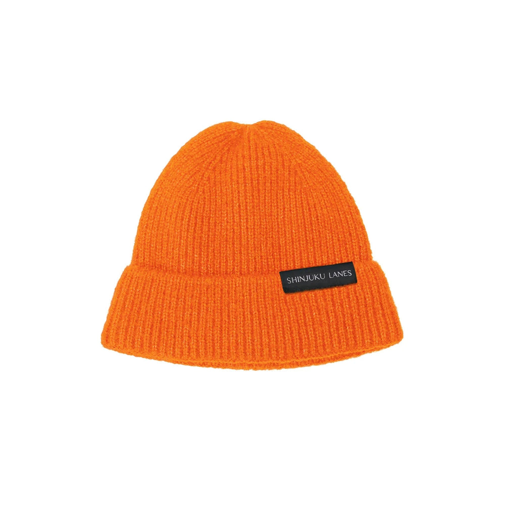 Origin Ribbed Beanie - Flecked Orange