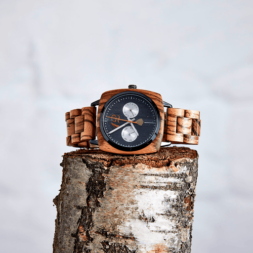 The Oak - Handmade Natural Wood Wristwatch