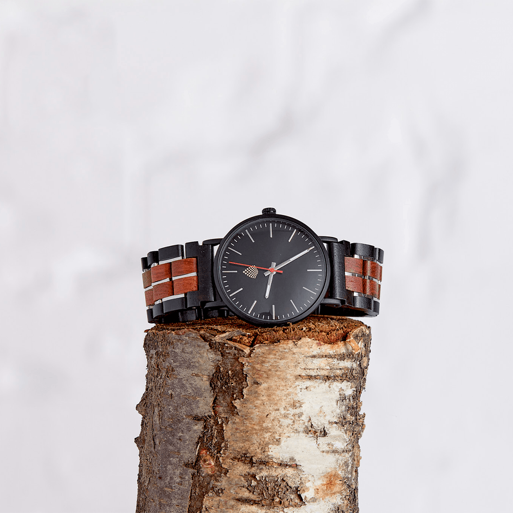 The Rowan - Handmade Natural Wood Wristwatch