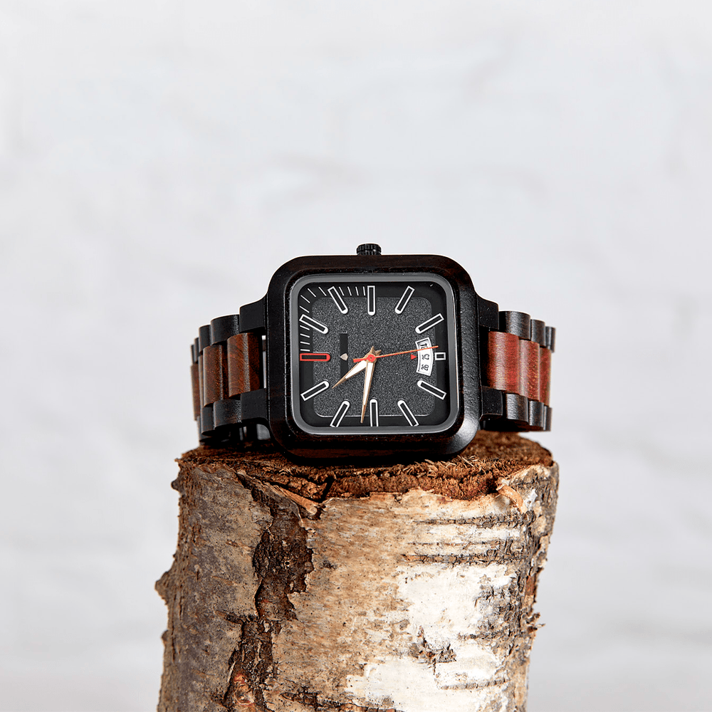 The Hickory - Handmade Natural Wood Wristwatch