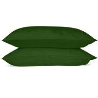 Eucalyptus Silk Pillowcase Pair in Forest Green (Best Seller)