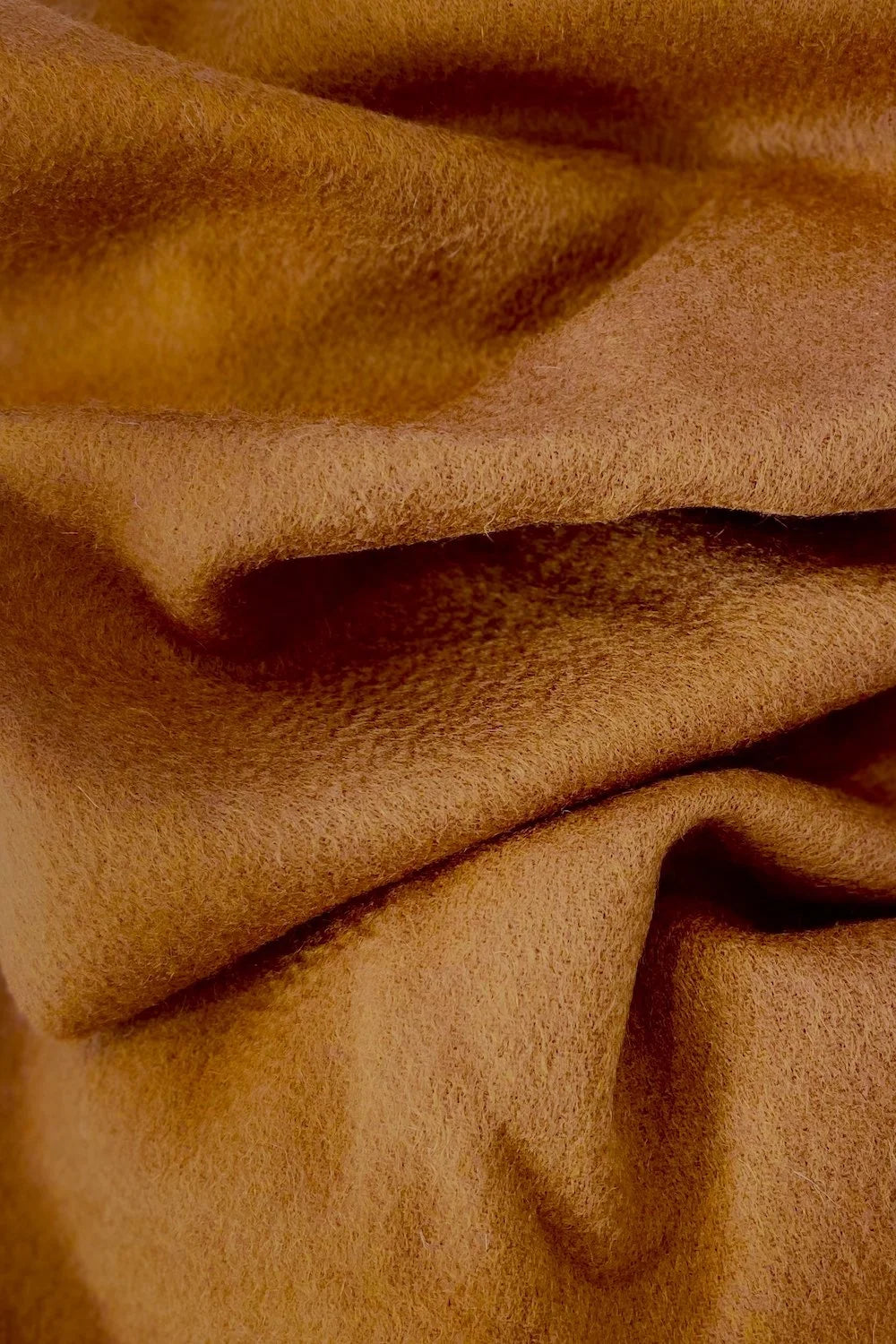 100% Organic Cashmere Scarf - Caramel Tan