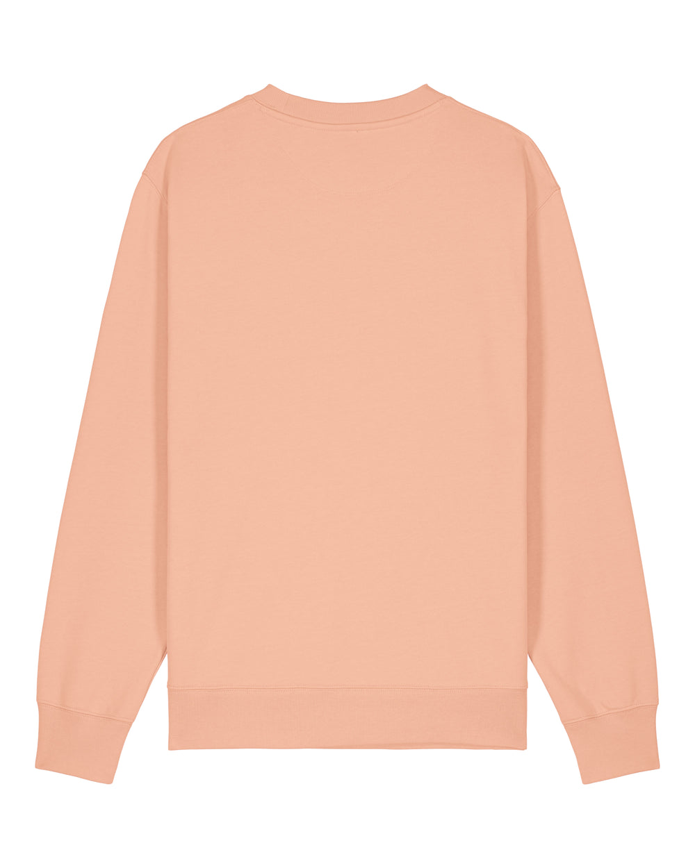 Mens Organic Midweight Sweatshirt in Peach Orange