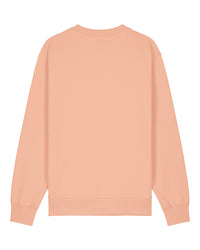 Mens Organic Midweight Sweatshirt in Peach Orange