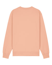 Womens Organic Midweight Sweatshirt in Peach Orange