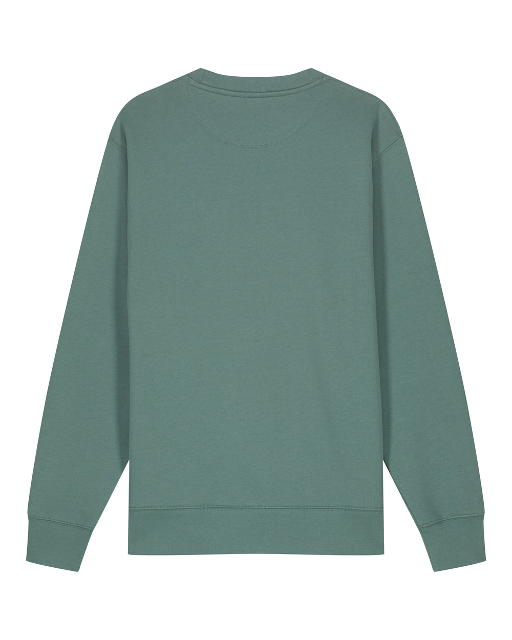 Mens Organic Midweight Sweatshirt in Eucalyptus Green