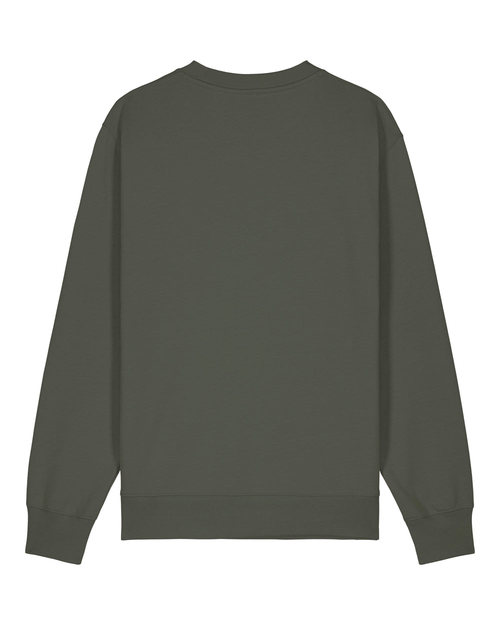 Mens Organic Midweight Sweatshirt in Pine Green Khaki