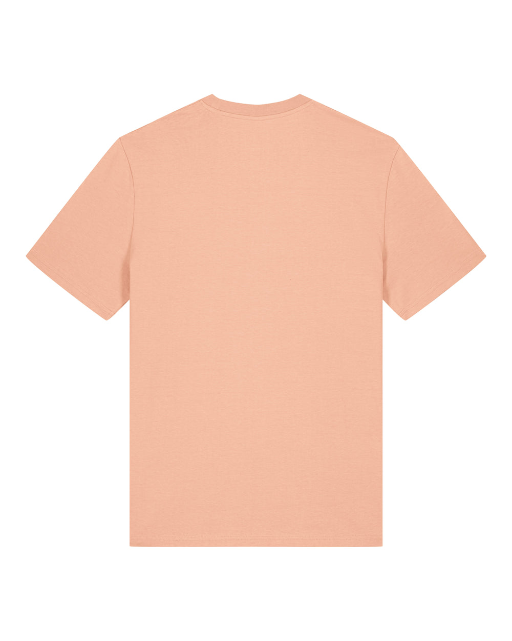 Mens Classic-fit Organic T-shirt in Peach Orange