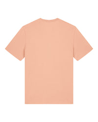 Mens Classic-fit Organic T-shirt in Peach Orange