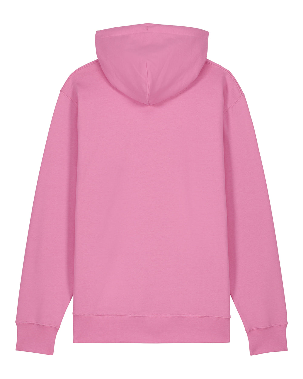 Mens Organic Midweight Hoodie in Azalea Pink