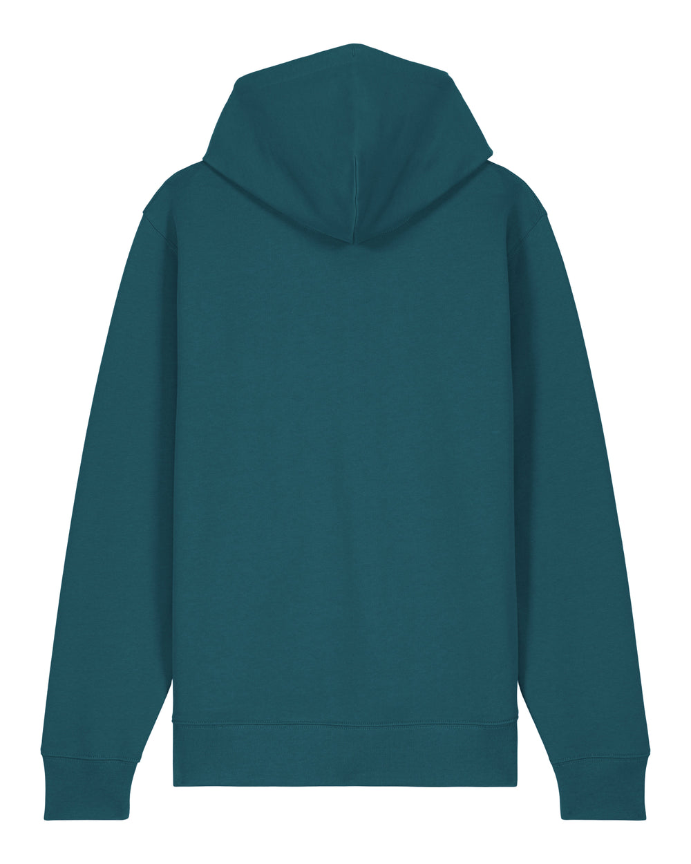 Mens Organic Midweight Zip Hoodie in Ocean Blue