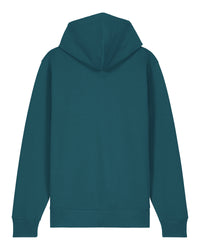 Mens Organic Midweight Zip Hoodie in Ocean Blue