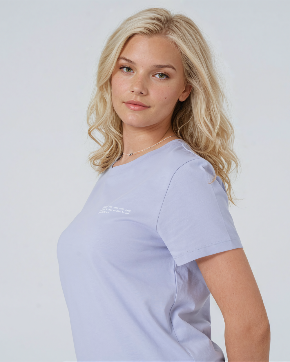 Womens Classic-fit Organic T-shirt in Lavender