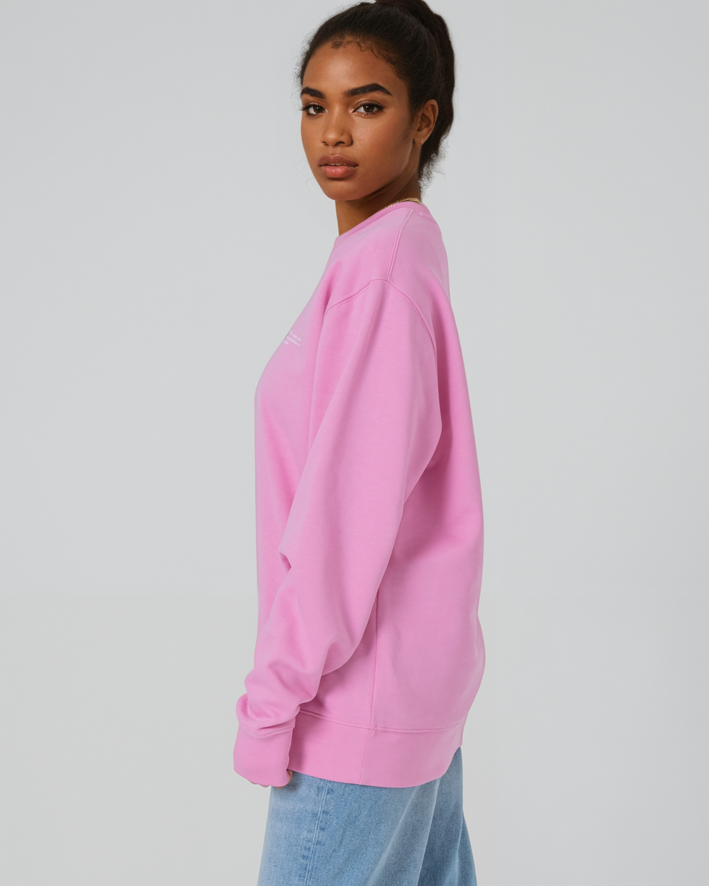 Womens Organic Midweight Sweatshirt in Lavender