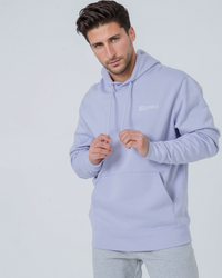 Mens Organic Midweight Hoodie in Cherry Blossom Pink