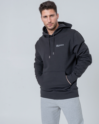 Mens Organic Midweight Hoodie in Peach Orange