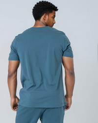 Mens Classic-fit Organic T-shirt in Ocean Blue