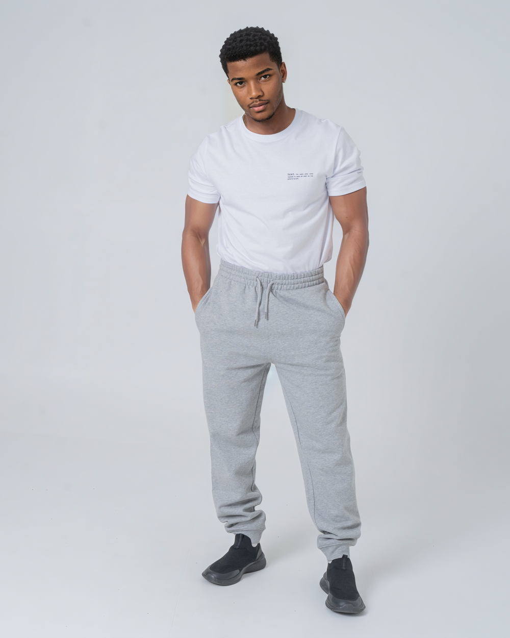 Mens Organic Midweight Joggers in Midnight Navy