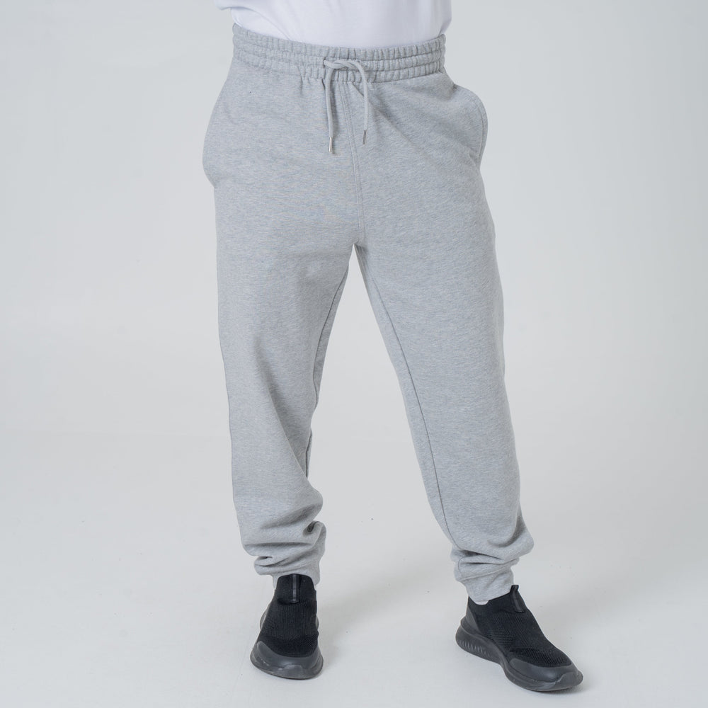 Mens Organic Midweight Joggers in Jet Black