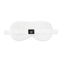 Silk Eye Mask Sleep in White (Eucalyptus Silk)