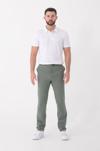 Sidra Chino Trousers Dark Forest