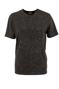 A Hexed Fashion charcoal coloured t-shirt with a slight texture