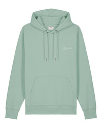 Womens Organic Midweight Hoodie in Aloe Green