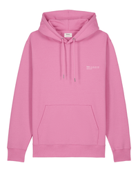 Mens Organic Midweight Hoodie in Azalea Pink