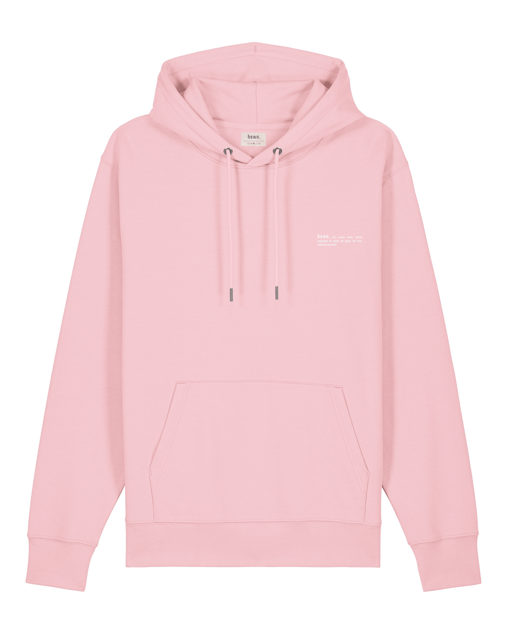 Womens Organic Midweight Hoodie in Cherry Blossom Pink