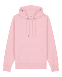 Mens Organic Midweight Hoodie in Cherry Blossom Pink