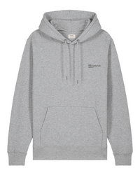 Womens Organic Midweight Hoodie in Rock Grey Marl