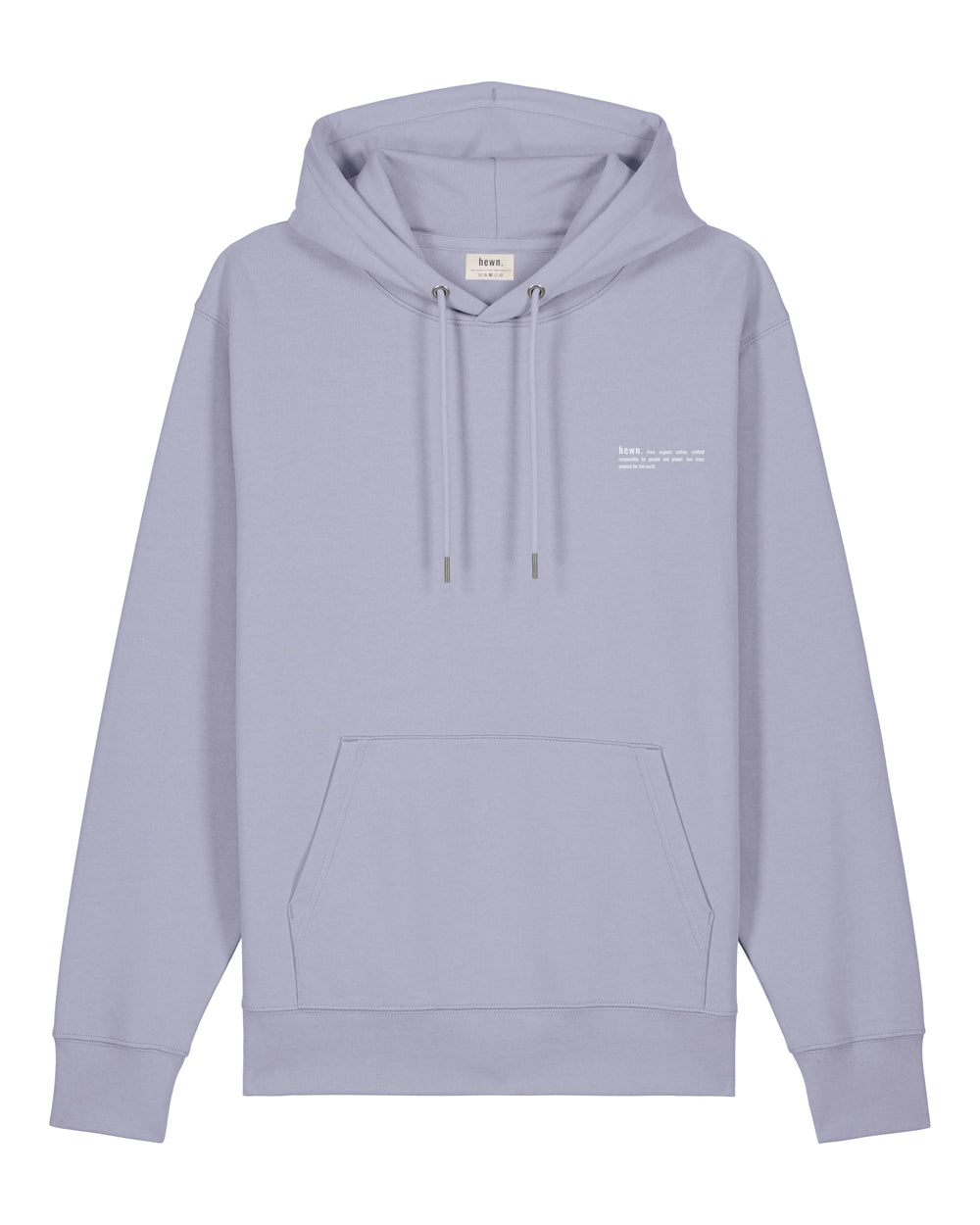 Mens Organic Midweight Hoodie in Lavender