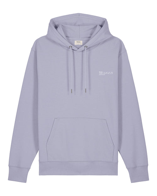 Womens Organic Midweight Hoodie in Lavender