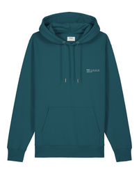 Mens Organic Midweight Hoodie in Ocean Blue