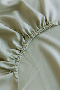 Pistachio Fitted Sheet with TENCEL™ Lyocell