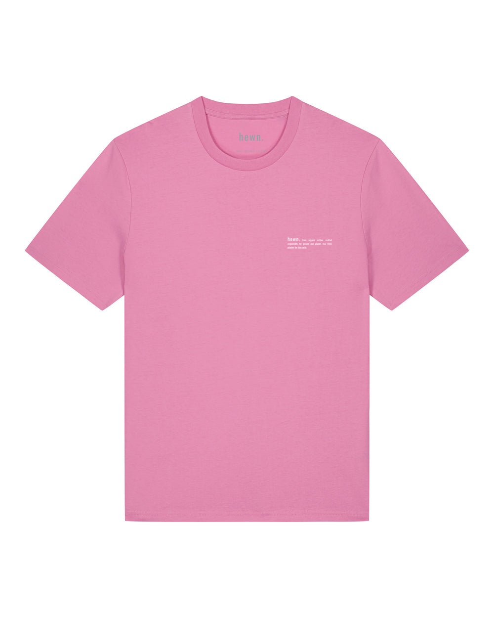 Mens Classic-fit Organic T-shirt in Azalea Pink