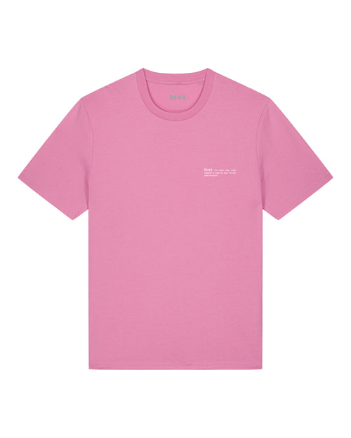 Mens Classic-fit Organic T-shirt in Azalea Pink