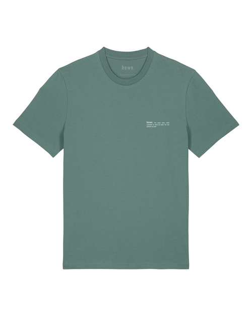 Mens Classic-fit Organic T-shirt in Eucalyptus Green