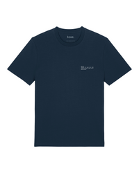 Mens Classic-fit Organic T-shirt in Midnight Navy Blue