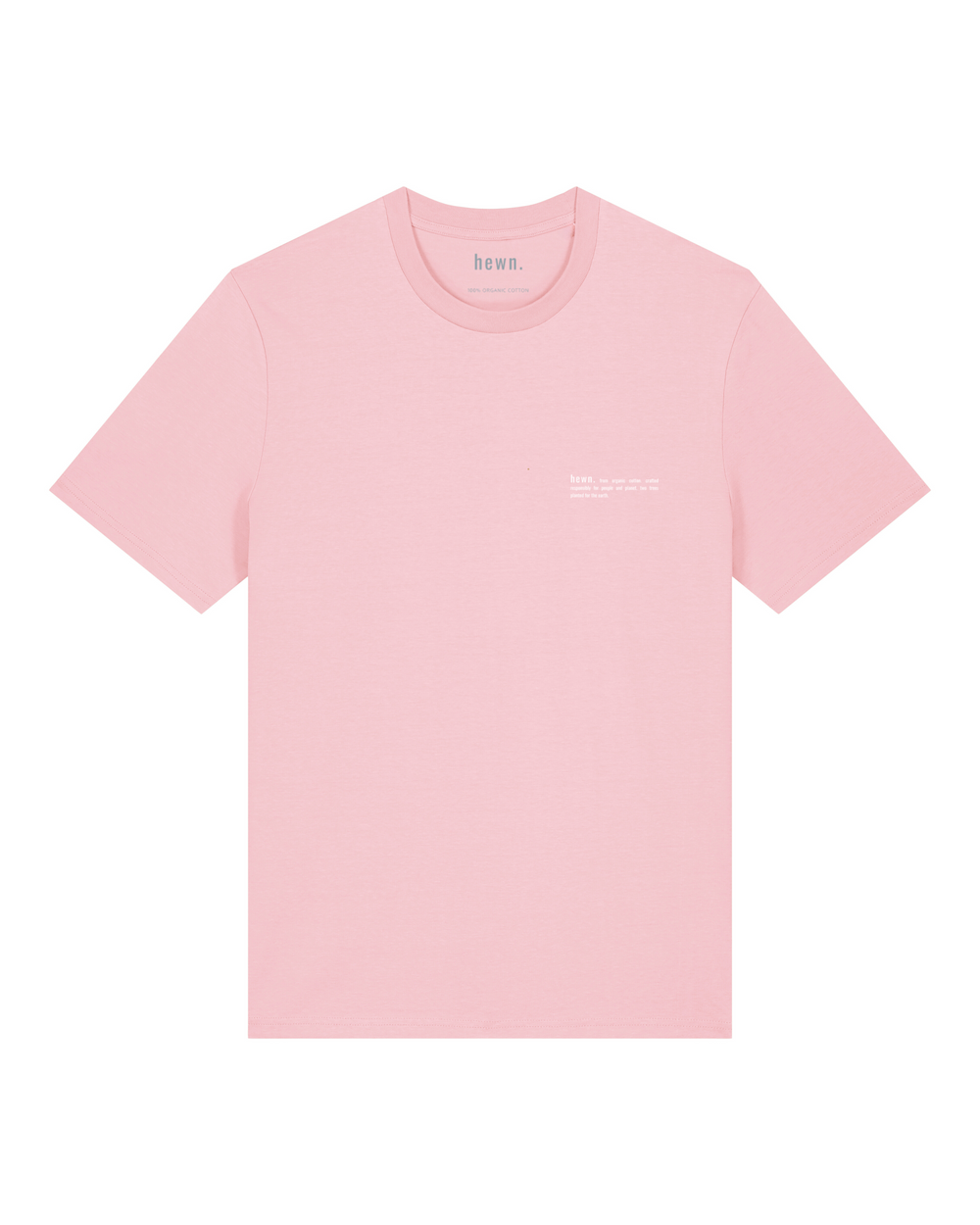 Mens Classic-fit Organic T-shirt in Cherry Blossom Pink