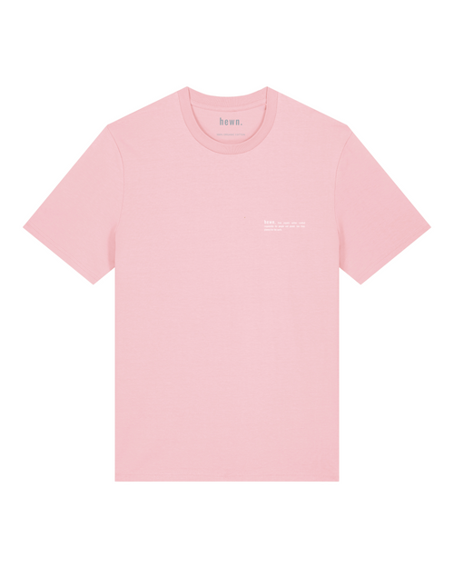 Mens Classic-fit Organic T-shirt in Cherry Blossom Pink