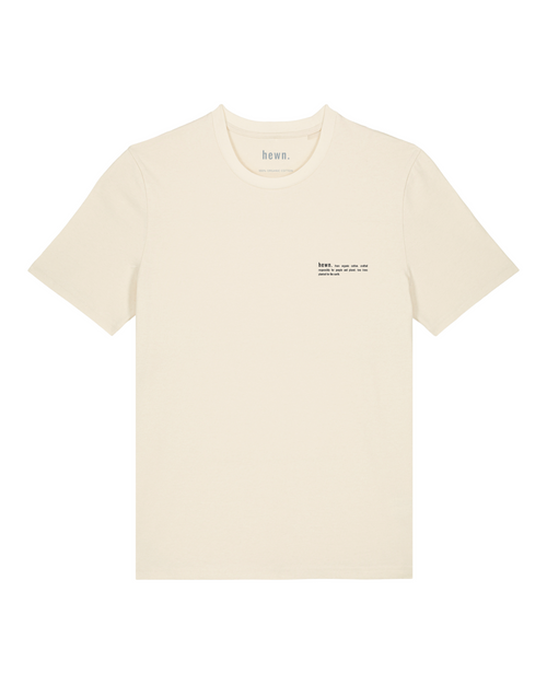 Mens Classic-fit Organic T-shirt in Natural Cotton