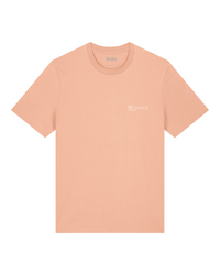 Mens Classic-fit Organic T-shirt in Peach Orange