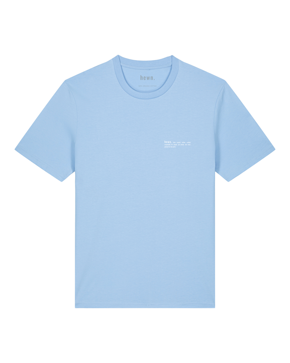 Mens Classic-fit Organic T-shirt in Sky Blue